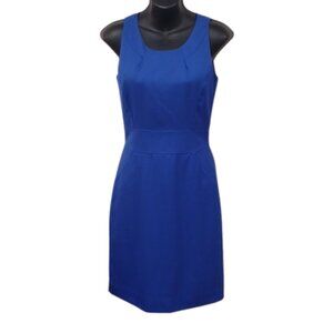 J.Crew 100% Wool Cobalt Blue Sheath Dress- Sz. 0